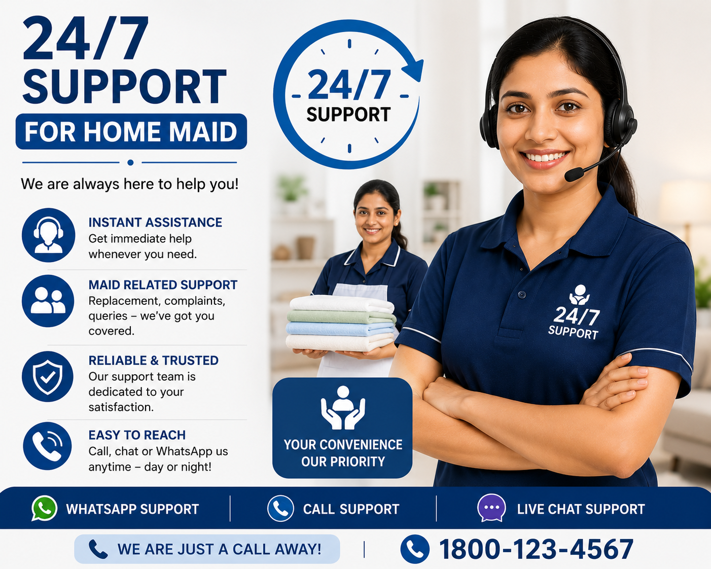 WhatsApp support